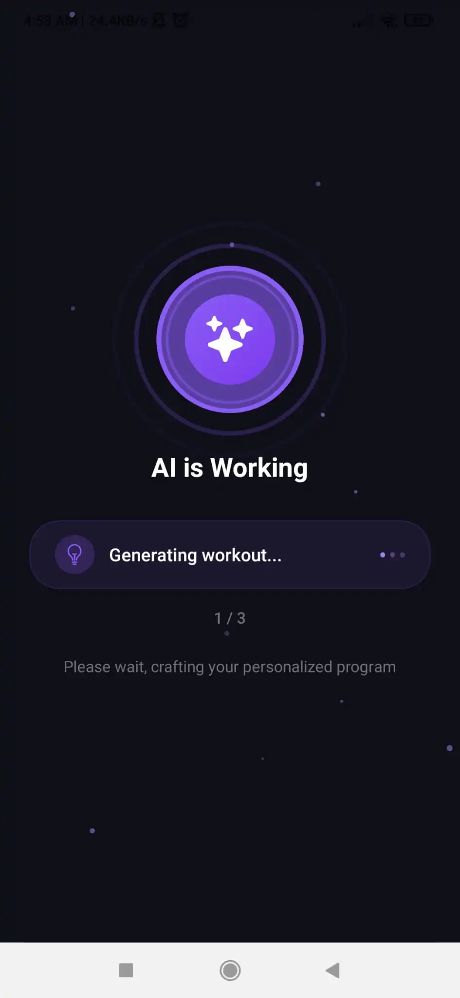 AI Workout Creation